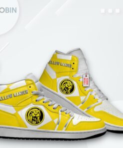 Yellow Ranger Jordan 1 High – Power Rangers Custom Sneakers Yellow Ranger Jordan 1 High – Power Rangers Custom Sneakers