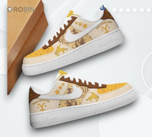 Yellowstone Ranch Family Air Force 1 Shoes   Unique Design Inspired by America