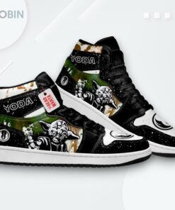 Yoda Star Wars Jordan 1 High – Custom Sneakers Yoda Star Wars Jordan 1 High – Custom Sneakers
