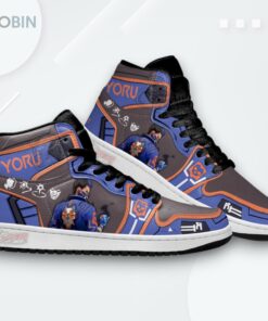 Yoru Valorant Agent Jordan 1 High Sneakers For Gamer MN13 Yoru Valorant Agent Jordan 1 High Sneakers For Gamer MN13