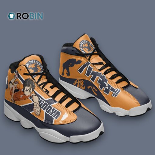 Yuu Nishinoya Jordan 13 Sneakers with Unique Printed Design – Stylish Athletic Shoes