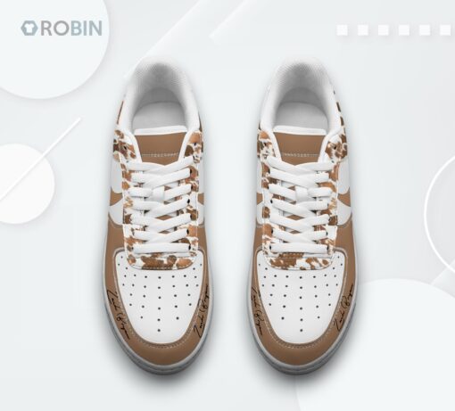 Zach Bryan Air Force 1 Shoes Signature Country Singer Design