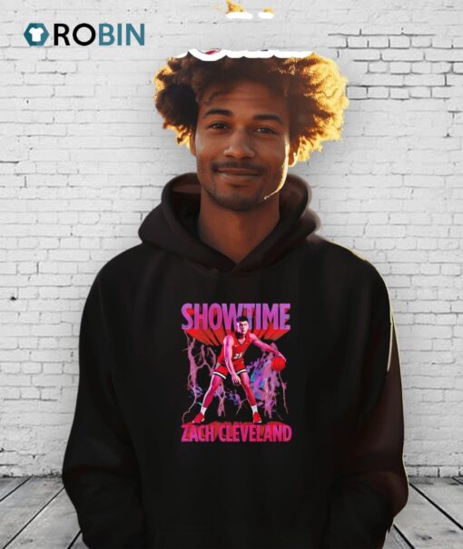 Zach Cleveland Liberty Basketball Lightning Shirt