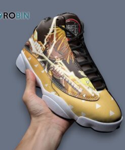 Zenitsu Agatsuma Inspired Jordan 13 Sneakers – Unique Anime Design Footwear Zenitsu Agatsuma Inspired Jordan 13 Sneakers – Unique Anime Design Footwear