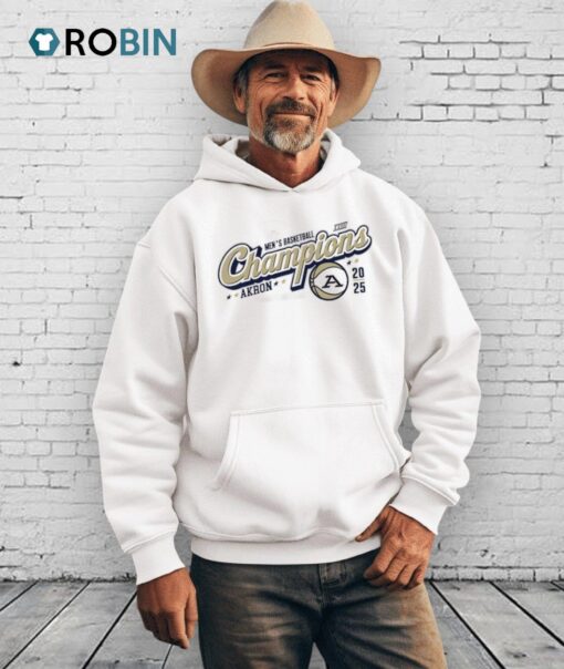 2025 Official Mac Men’s Champion Basketball Akron Shirt