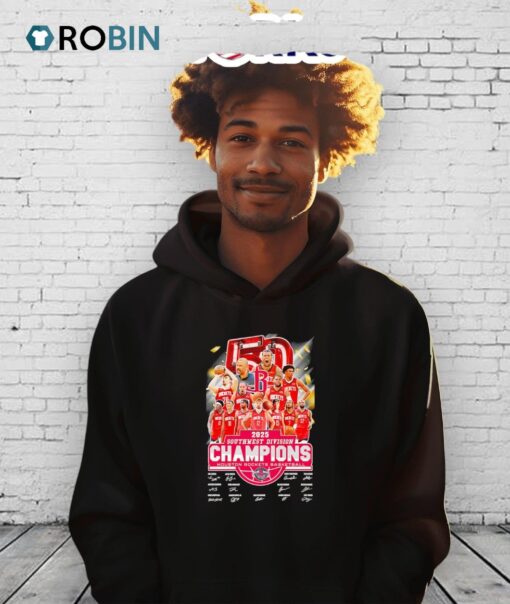 2025 Southwest Division Champions Houston Rockets Basketball Shirt