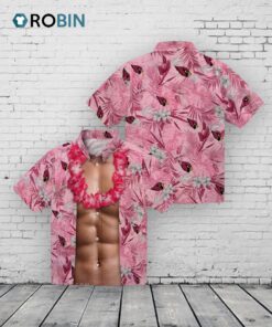 Arizona Cardinals Chest Illusion Hawaiian Shirt Arizona Cardinals Chest Illusion Hawaiian Shirt