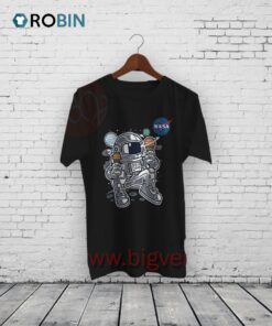 Astronaut Planet Ice Cream Nasa Shirt