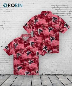 Atlanta Falcons Coastal Palms Hawaiian Shirt Atlanta Falcons Coastal Palms Hawaiian Shirt