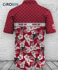 Atlanta Falcons NFL Palm Leaves Hawaiian Shirt Atlanta Falcons NFL Palm Leaves Hawaiian Shirt