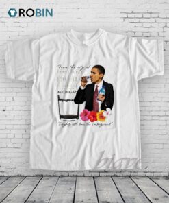 Barack Obama From The City Of Flint Michigan Shirt