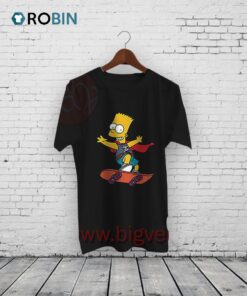 Bart The Simpson Retro Skateboard Shirt