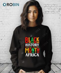 Black History Month Africa Shirt Black History Month Africa Shirt