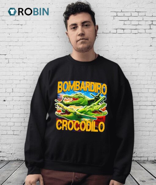 Bombardiro Crocodilo Brainrot Shirt