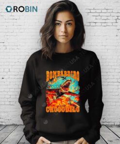 Bombardiro Crocodilo Gator Graphic Shirt
