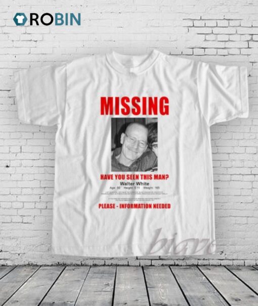 Breaking Bad Walter White Missing Shirt