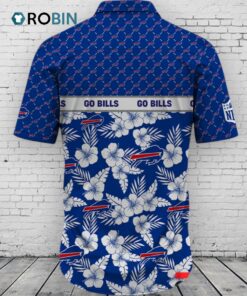 Buffalo Bills NFL Palm Leaves Hawaiian Shirt