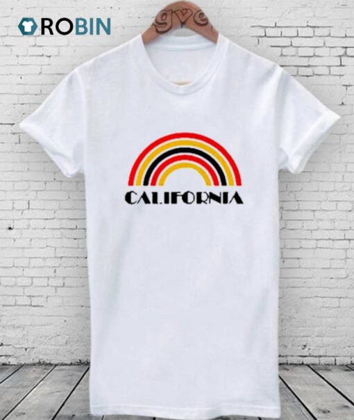 california rainbow Unisex Shirt   Cool Unisex Shirt Designs For Girls   Cool Unisex Shirt Designs For Guys