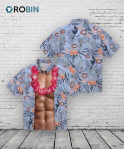 Chicago Bears Chest Illusion Hawaiian Shirt