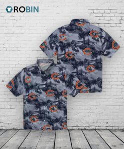 Chicago Bears Coastal Palms Hawaiian Shirt