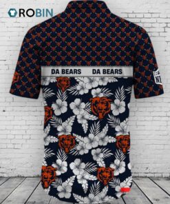 Chicago Bears NFL Palm Leaves Hawaiian Shirt