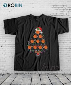 Christmas Basketball Tree Shirt Christmas Basketball Tree Shirt