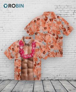 Cincinnati Bengals Chest Illusion Hawaiian Shirt