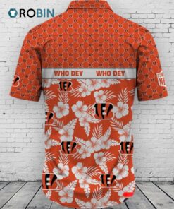 Cincinnati Bengals NFL Palm Leaves Hawaiian Shirt
