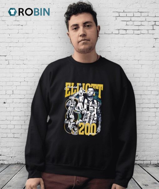 Collingwood Jamie Elliott 200 Shirt