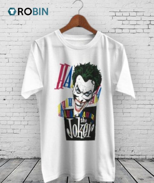 Comics Laughing Joker HaHaHa Batman 1987 Vintage Shirt