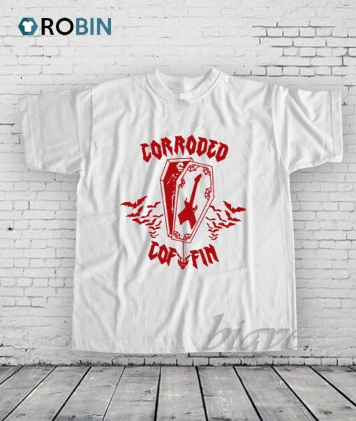 Corroded Coffin Guitar Eddie Munson Shirt