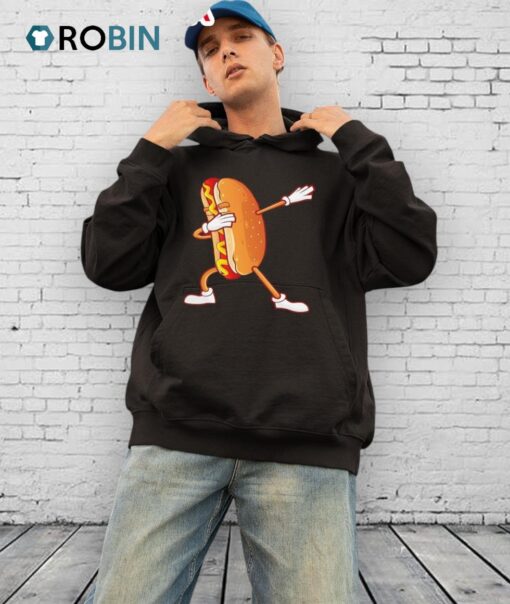 Cute Dabbing Hot Dog Shirt