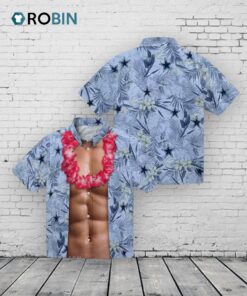 Dallas Cowboys Chest Illusion Hawaiian Shirt