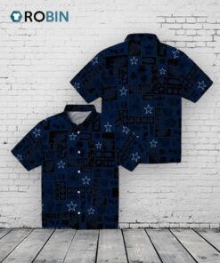 Dallas Cowboys Tropical Patchwork Hawaiian Shirt