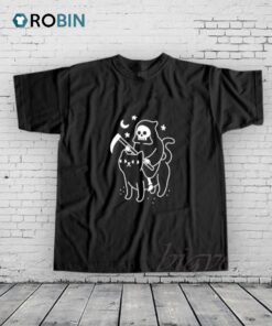 Death Rides A Black Cat Shirt
