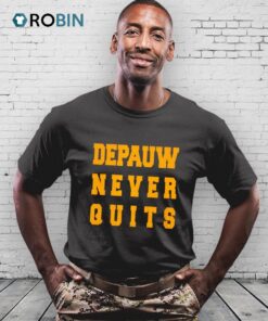 Depauw Never Quits Shirt