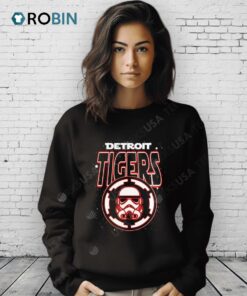 Detroit Tigers Mlb X Star Wars Night 2025 Baseball Shirt