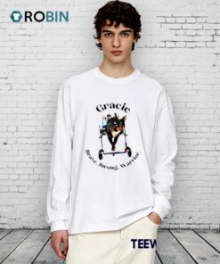 Gracie Cat Brave Strong Warrior Shirt