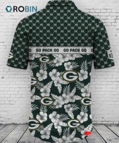 Green Bay Packers NFL Palm Leaves Hawaiian Shirt