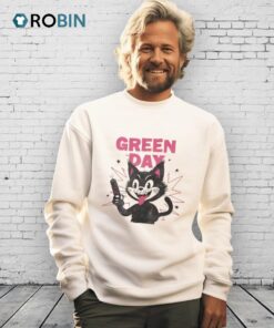 Green Day Black Cat Shirt