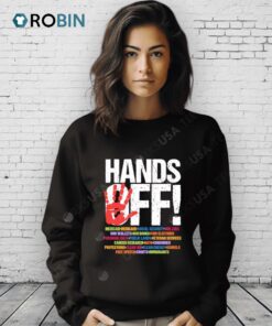 Hands Off Protest Shirt Hands Off Protest Shirt