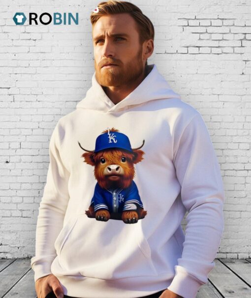 Highland Cow Kc Royals Shirt