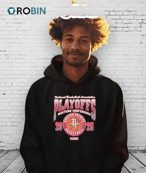 Houston Rockets 2025 Playoff Participant Franklin Shirt