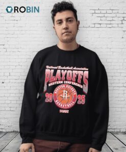 Houston Rockets 2025 Playoff Participant Franklin Shirt Houston Rockets 2025 Playoff Participant Franklin Shirt