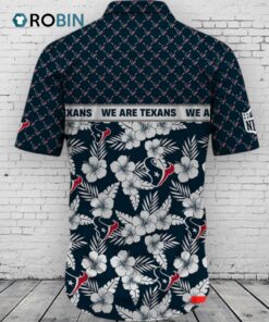 Houston Texans NFL Palm Leaves Hawaiian Shirt