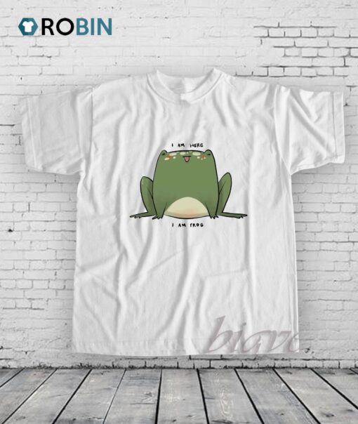 I Am Here I Am Frog Shirt