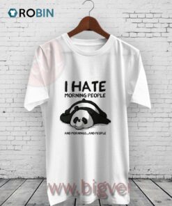 I Hate Morning People Panda Shirt
