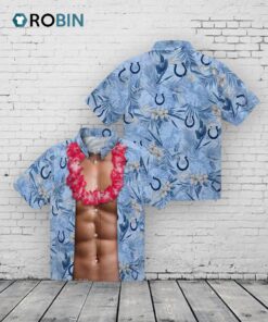 Indianapolis Colts Chest Illusion Hawaiian Shirt