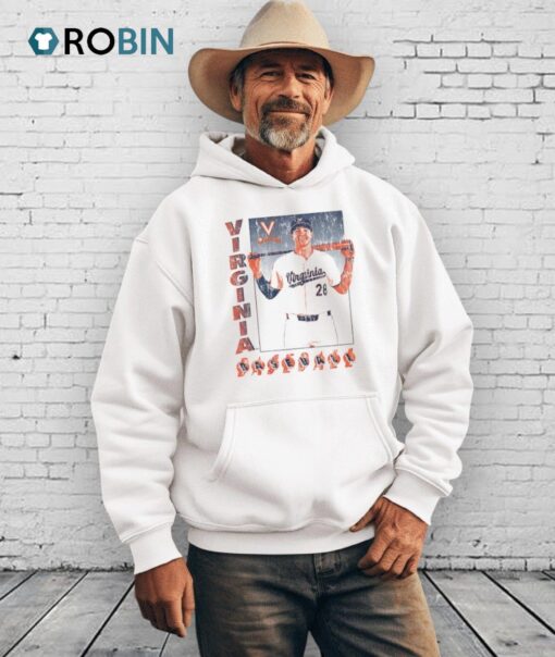 Jacob Ference Virginia Baseball Illustrated Shirt