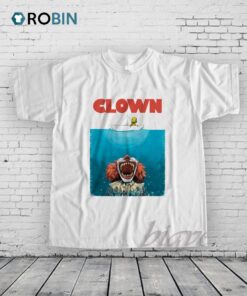 Jaws Clown Halloween Parody Shirt